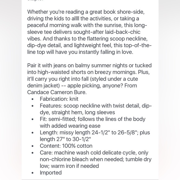 Long sleeve tee - Picture 6 of 8